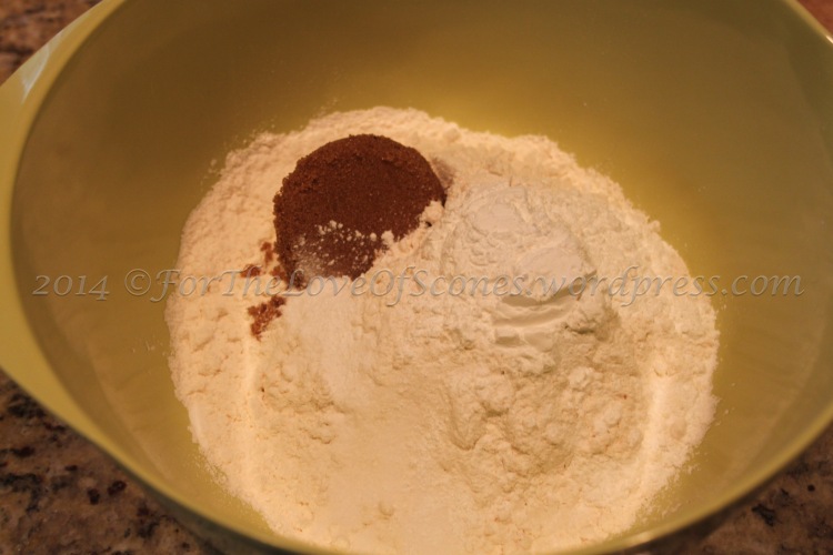 Combine your dry ingredients and whisk to mix.